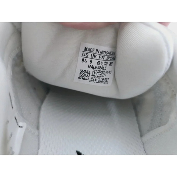 Adidas Superstar Snakeskin White Black Lace Up Leather Mens Sneakers Shoes 9.5 - Picture 10 of 11